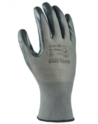 Рукавички 4577 D-OIL трикотажні з нітриловим покриттям DOLONI розмір 10